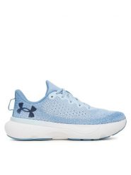 Under Armour Buty do biegania UA Infinite 3027524 Niebieski. Niebieskie obuwie sportowe damskie Under Armour, z materiału, bez zapięcia, do biegania. Za 279.99 zł.