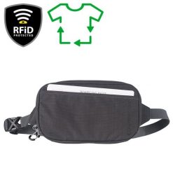 LIFEVENTURE Saszetka RFID TRAVEL BELT POUCH grey. Szare nerki i saszetki damskie Lifeventure, bez wzorów, z materiału. Za 212.00 zł.