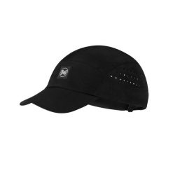 Czapka trekkingowa Speed Cap. Czarne czapki z daszkiem damskie Buff, na lato, bez wzorów, z materiału. Za 139.90 zł.