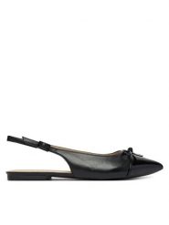 Caprice Baleriny 9-29401-46 Czarny. Czarne balerinki damskie Caprice, bez wzorów, ze skóry. Za 234.99 zł.