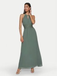 Vila Sukienka wieczorowa Milina 14052647 Zielony Regular Fit. Zielone sukienki damskie Vila, bez wzorów, z syntetyku, wizytowe, bez ramiączek. Za 159.99 zł.