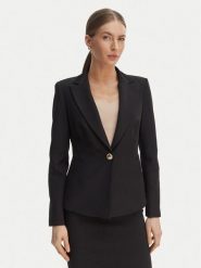 Rinascimento Marynarka CFC0128647003 Czarny Regular Fit. Czarne marynarki i żakiety damskie Rinascimento, s, bez wzorów, z syntetyku. Za 679.99 zł.