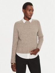 Boss Sweter Febisan 50478315 Szary Regular Fit. Szare swetry klasyczne damskie Boss, m, z wełny, bez kołnierzyka. Za 899.99 zł.