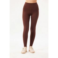 Legginsy wysoka talia 7/8 z kieszenią dla kobiet Girlfriend Collective. Białe legginsy damskie GIRLFRIEND COLLECTIVE, bez wzorów. Za 417.50 zł.
