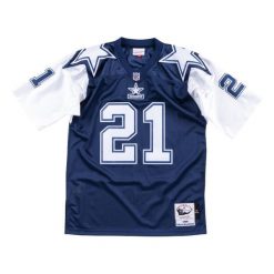 Koszulka Nfl Dallas Cowboys Deion Sanders. Niebieskie koszulki damskie Mitchell & Ness, bez wzorów, bez kołnierzyka, bez ramiączek. Za 1,194.50 zł.