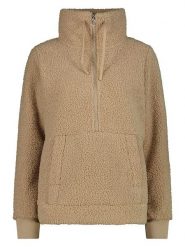CMP Bluza polarowa w kolorze beżowym rozmiar: 42. Brązowe bluzy damskie CMP, bez wzorów, z polaru, bez kaptura. Za 224.95 zł.
