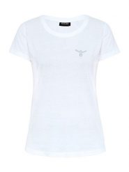 Chiemsee Koszulka w kolorze białym rozmiar: XL. Białe bluzki damskie Chiemsee, xl, bez wzorów, z bawełny, bez kołnierzyka, bez ramiączek. Za 61.46 zł.