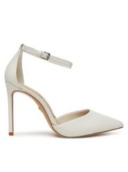 Aldo Szpilki Derperla 13918796 Biały. Białe szpilki damskie ALDO, bez wzorów, ze skóry, bez obcasa, na szpilce, bez zapięcia. Za 439.99 zł.