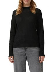 S.Oliver Sweter w kolorze czarnym rozmiar: 38. Czarne swetry klasyczne damskie S.Oliver, s, bez kołnierzyka. Za 52.99 zł.