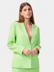 YAS Marynarka Likka 26030741 Zielony Regular Fit. Zielone marynarki i żakiety damskie YAS, xl, bez wzorów, z syntetyku. Za 279.99 zł.