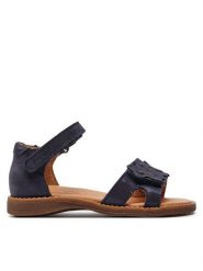 Froddo Sandały Lore Closed Heel G3150246-3 M Niebieski. Niebieskie sandały dziewczęce Froddo, ze skóry, bez obcasa, bez zapięcia. Za 319.99 zł.