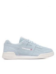 Reebok Sneakersy SS-WORKOUT PLUS 100256317 Niebieski. Niebieskie obuwie sportowe damskie Reebok, ze skóry, bez zapięcia. Za 349.99 zł.