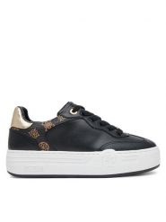 Guess Sneakersy FLPSWO FAL12 Czarny. Czarne obuwie sportowe damskie Guess, ze skóry, bez zapięcia. Za 309.99 zł.