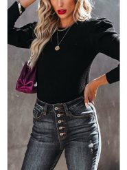 Milan Kiss Koszulka w kolorze czarnym rozmiar: S. Czarne koszulki damskie Milan Kiss, s, bez wzorów, bez kołnierzyka, bez ramiączek. Za 113.99 zł.