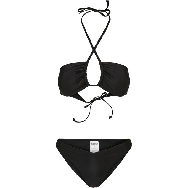 Bikini Damskie Hot V. Czarne bikini Urban Classics, bez wzorów. Za 122.99 zł.
