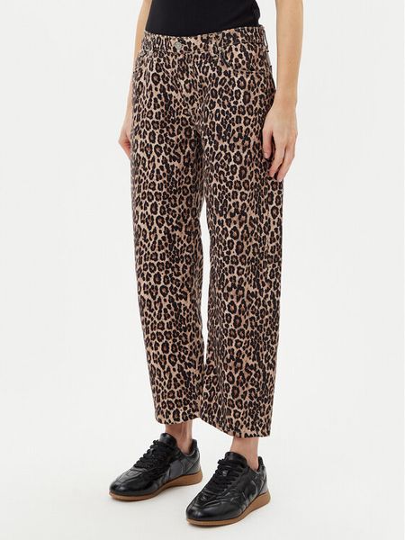 Please Jeansy P3HSDBNC97 Brązowy Straight Fit. Brązowe jeansy damskie Please. Za 219.99 zł.