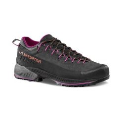 Buty podejściowe damskie La Sportiva TX4 Evo z membraną. Czarne obuwie trekkingowe damskie La Sportiva, bez zapięcia. Za 890.15 zł.