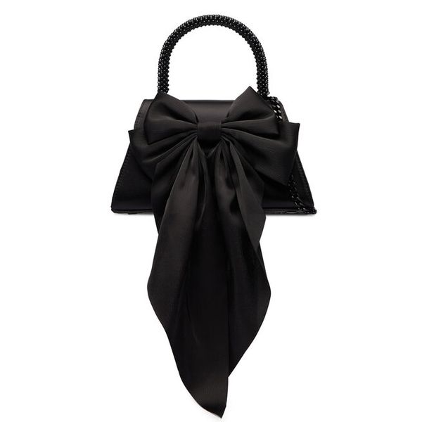 Torebka Steve Madden. Czarne torebki wieczorowe damskie Steve Madden, bez wzorów, bez dodatków. Za 429.99 zł.