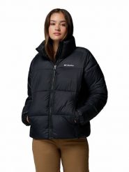 Columbia Kurtka zimowa "Puffect II" w kolorze czarnym rozmiar: M. Czarne kurtki damskie Columbia, na zimę, m, bez wzorów, z puchu, bez kaptura. Za 254.95 zł.