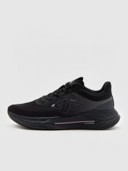 4F Buty do biegania EVRD4Y damskie - czarne 36. Czarne obuwie sportowe damskie 4F, z nylonu, bez zapięcia, do biegania. W wyprzedaży za 199.99 zł.