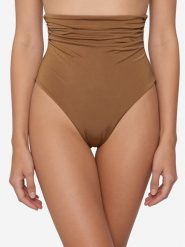 Max Mara Beachwear Dół od bikini Saali 2616821159 Brązowy. Brązowe bikini Max Mara Beachwear, bez wzorów, z syntetyku. Za 489.99 zł.