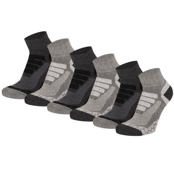 Skarpety turystyczne Quarter Xtreme , 6 par. Multi szare. Szare skarpetki damskie XTREME SOCKSWEAR, bez wzorów, z bawełny. Za 177.90 zł.