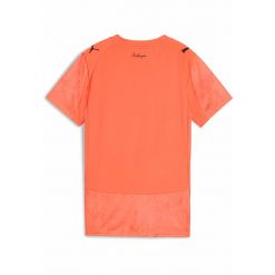 Damska koszulka KIDSUPER × MANCHESTER CITY PUMA Neon Sun Black Orange. Brązowe bluzki damskie Puma, bez wzorów, bez kołnierzyka, bez ramiączek. Za 439.00 zł.