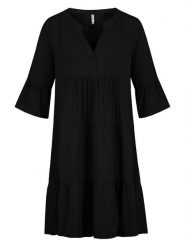 Sublevel Sukienka w kolorze czarnym rozmiar: XL. Czarne sukienki damskie Sublevel, bez wzorów, z wiskozy, bez ramiączek. Za 113.99 zł.