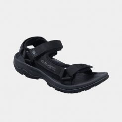 Sandały damskie trekkingowe Alpinus Arelho W. Czarne sandały damskie Alpinus, bez wzorów, bez obcasa, bez zapięcia. Za 169.00 zł.