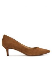 LAUREN RALPH LAUREN Szpilki Adrienne 802755524013 Brązowy. Brązowe szpilki damskie Lauren Ralph Lauren, bez wzorów, ze skóry, bez obcasa, na szpilce, bez zapięcia. Za 639.99 zł.