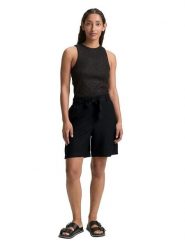 Tom Tailor Szorty w kolorze czarnym rozmiar: 42. Czarne szorty damskie Tom Tailor, bez wzorów, z tkaniny, z podwyższonym stanem. Za 96.37 zł.