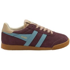 Sneakersy damscy Gola Elan Trainer. Fioletowe obuwie sportowe damskie Gola, bez zapięcia, trekkingowe. Za 468.00 zł.