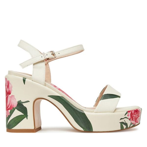 Sandały GOE. Brązowe sandały damskie GOE, bez wzorów, bez obcasa, na słupku, bez zapięcia. Za 269.99 zł.