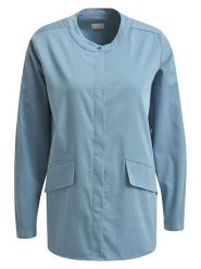 Milano Italy Bluzka w kolorze błękitnym rozmiar: 34. Niebieskie bluzki damskie Milano Italy, bez wzorów, bez kołnierzyka, bez ramiączek. Za 173.99 zł.