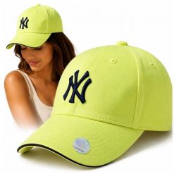 Czapka New York Yankees NY Żólta unisex Baseballówka Regulowana MLB. Żółte czapki z daszkiem damskie NICEBIKE, na jesień, bez wzorów, z bawełny. Za 89.99 zł.