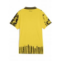 Damska koszulka KIDSUPER × BORUSSIA DORTMUND PUMA Faster Yellow Black. Czarne bluzki damskie Puma, l, bez wzorów, bez kołnierzyka, bez ramiączek. Za 439.00 zł.