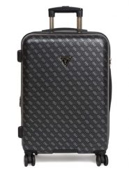 Guess Walizka w kolorze antracytowym - 44 x 64 x 26 cm rozmiar: onesize. Czarne walizki Guess, z aplikacjami, z materiału. Za 752.99 zł.