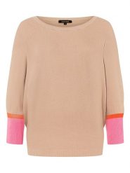 More & More Sweter w kolorze beżowo-różowym rozmiar: 44. Brązowe swetry klasyczne damskie More & More, s, z wiskozy, bez kołnierzyka. Za 131.74 zł.
