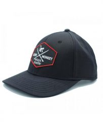 Czapka sportowa - Ochrona UPF50+ - Nylon / Dorośli (Czarny). Czarne czapki damskie SURF MONKEY, z aplikacjami, z elastanu. Za 179.95 zł.