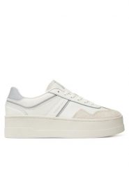 Tommy Jeans Sneakersy The Greenwich Flatform EN0EN02807 Biały. Białe obuwie sportowe damskie Tommy Jeans, z jeansu, bez zapięcia. Za 309.99 zł.