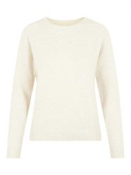 Vero Moda Sweter w kolorze kremowym rozmiar: S. Brązowe swetry klasyczne damskie Vero Moda, s, bez kołnierzyka. Za 48.50 zł.