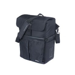 Basil Torba rowerowa Move MIK Studs 15 litrów 14 x 24 x 34 cm - czarna. Czarne torby na laptopa BASIL, bez wzorów, z materiału. Za 430.95 zł.