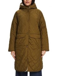ESPRIT Płaszcz pikowany w kolorze khaki rozmiar: S. Brązowe płaszcze damskie ESPRIT, s, bez wzorów, bez kaptura. Za 223.99 zł.