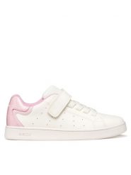 Geox Sneakersy J Eclyper Girl J36LRA 054BJ C0406 S Biały. Białe buty sportowe dziewczęce Geox, bez wzorów, ze skóry, bez zapięcia. Za 209.99 zł.