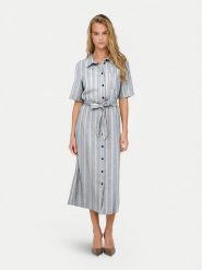 ONLY Sukienka koszulowa Caro 15338884 Niebieski Regular Fit. Niebieskie sukienki damskie Only, bez wzorów, z wiskozy, bez ramiączek. Za 119.99 zł.