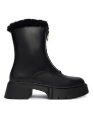 Coach Botki Leah Platform CCH86 Czarny. Czarne botki damskie Coach, ze skóry, bez obcasa, na płaskiej podeszwie, bez zapięcia. Za 1,649.00 zł.