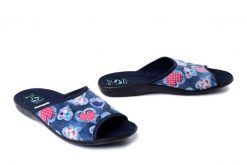 ADANEX 28804 SAK1VD granatowy, kapcie damskie. Niebieskie kapcie damskie Adanex. Za 62.99 zł.