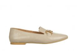Mokasyny Bayla-159 4959 001-P Beż Lico 159193, Skóra naturalna - 37. Brązowe mokasyny damskie Bayla, na lato, z materiału, bez obcasa. W wyprzedaży za 269.10 zł.