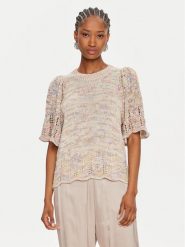 Munthe Sweter Ovacik 242161524272 Kolorowy Regular Fit. Swetry klasyczne damskie Munthe, z bawełny, bez kołnierzyka. Za 459.99 zł.