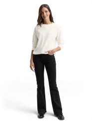 Tom Tailor Bluzka w kolorze kremowym rozmiar: S. Brązowe bluzki damskie Tom Tailor, s, bez wzorów, bez kołnierzyka, bez ramiączek. Za 65.69 zł.